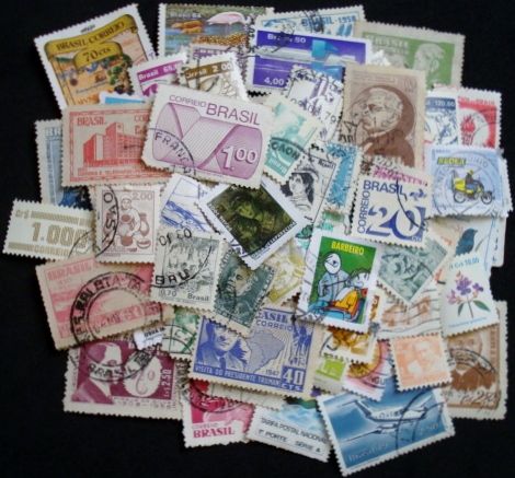 90 selos diferentes do Brasil